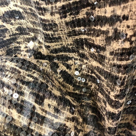 Michael Kors Sequin Tank Top Blouse Size Large - Picture 6 of 8